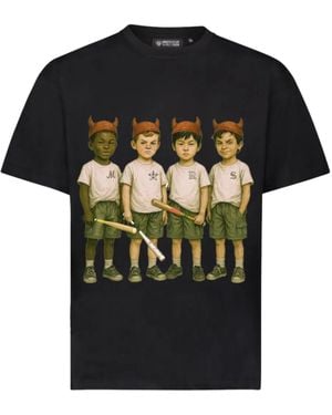 Mostly Heard Rarely Seen Culturally Inappropriate Boys Team T-Shirt - Black