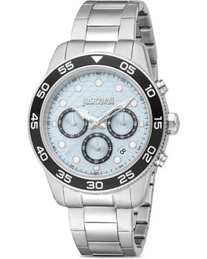 Just Cavalli Logo-Detail 42Mm Watch - Grey