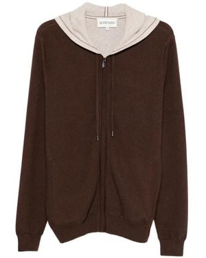 Bompard Zip-Up Hoodie - Brown