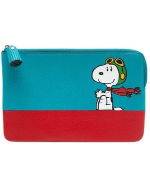 Anya Hindmarch X Peanuts Snoopy Zip Loose Pocket - Blue