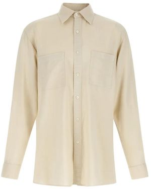 Cellar Door Paul Button-Down Shirt - White