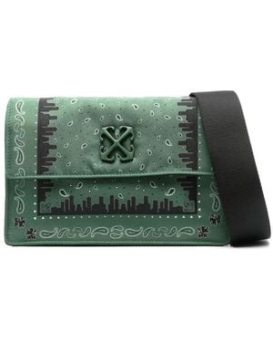Off-White c/o Virgil Abloh Jitney 1.4 Messenger Bag - Green
