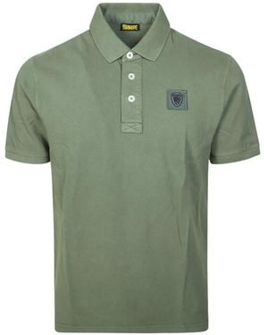 Blauer Short-Sleeves Polo Shirt - Green