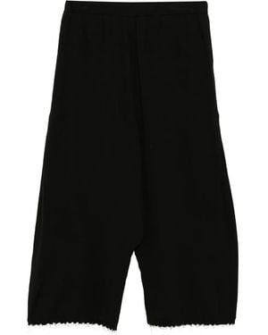 Rundholz Side-Pleated Trousers - Black
