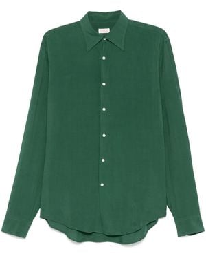 Fursac Camicia Con Colletto A Punta - Verde