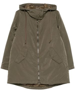 Herno Hooded Ripstop Parka - Green