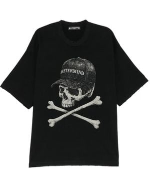 MASTERMIND WORLD T-Shirt À Logo Imprimé - Black