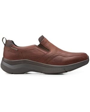 Clarks Wave 2.0 Edge Leather Sneakers - Brown