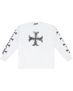Greedy Unit Screw Long-Sleeve Sweatshirt - White