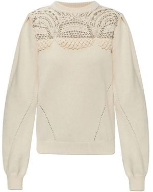 Ulla Johnson Gehaakte Trui - Wit