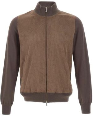 Gran Sasso Perforated Jacket - Brown