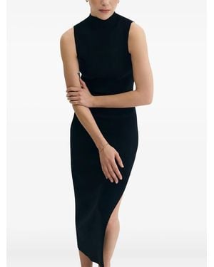 Aether Mini-Jurk Met Hoge Hals - Blauw