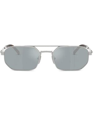 Prada Logo-Detail Sunglasses - Grey