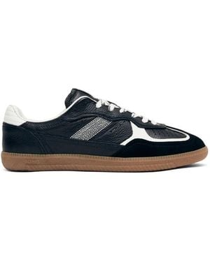 Alohas Tb.490 Grain-Leather Sneakers - Blue