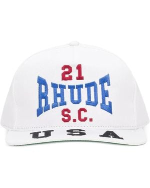 Rhude RSC Baseballkappe - Weiß