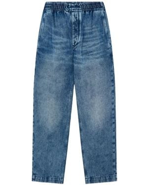Isabel Marant Jean Timeo À Taille Élastiquée - Blue