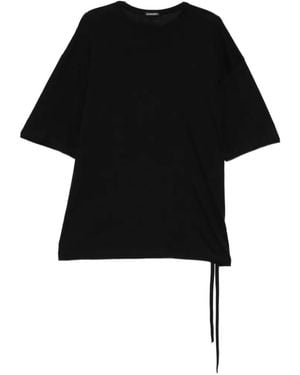 Ann Demeulemeester Camiseta Dieter High - Negro