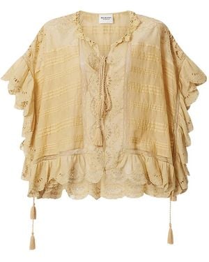 Isabel Marant Top Boho Chic - Natural