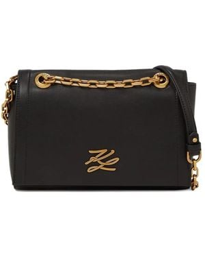 KARL LAGERFELD K/Autograph Shoulder Bag - Black