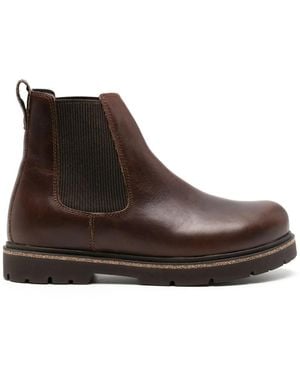 Birkenstock Highwood Slip-On Leather Boots - Brown