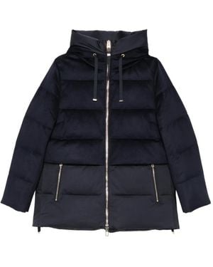 DUNO Keiko Quilted Hooded Jacket - Blue