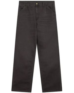 Carhartt Stone-Washed Canvas Pants - Gray