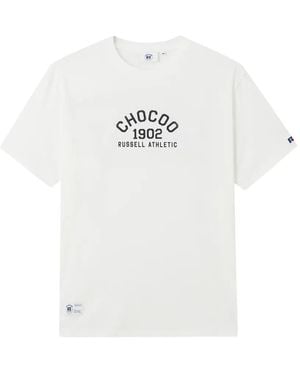 Chocoolate Logo-Print Cotton T-Shirt - White