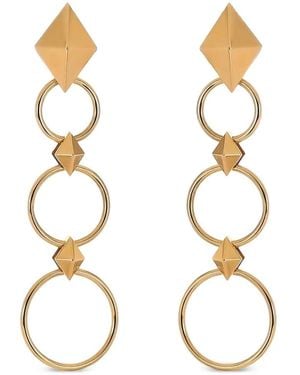 CADAR Python Drop Earrings - Metallic