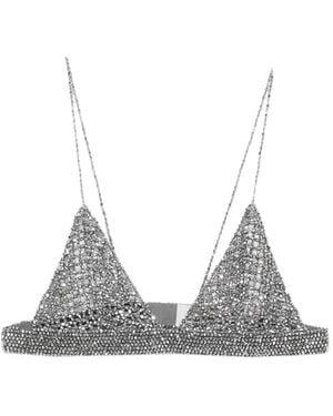 Golden Goose Embroidered Top - Grey