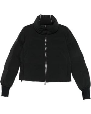 Herno Quilted High-Neck Jacket - Black