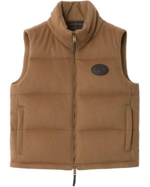 Burberry Chaleco De Cachemira - Marrón