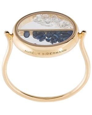 Aurelie Bidermann Chivor Diamond And Sapphire Ring - White