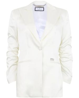 Philipp Plein Cady Cargo Blazer - White