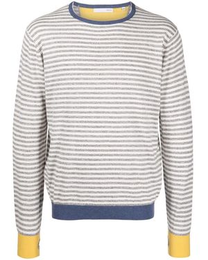 Private Stock The Maximilien Striped Sweatshirt - Grey