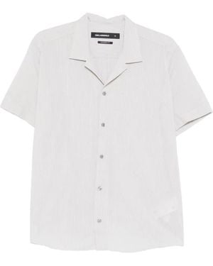 KARL LAGERFELD Striped Modern-Fit Shirt - White