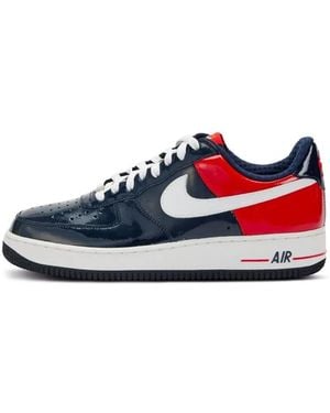 Nike Air Force 1 Premium Perforated Leather Trainers - White