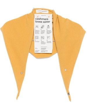 Extreme Cashmere Knitted Scarf - White
