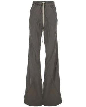 Rick Owens Pantalones acampanados con cordones - Gris