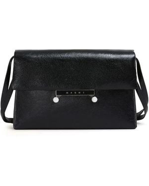 Marni エンベロープ ショルダーバッグ M - ブラック