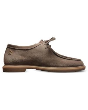 Tommy Hilfiger レースアップ ローファー - ブラウン