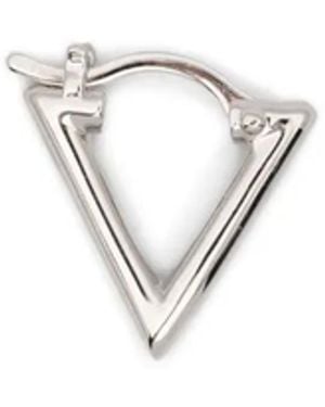 LAG World Mini Lil Triangle Hoop Earring - Metallic
