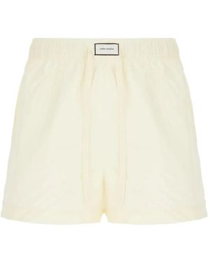 Entire studios Cotton Bermuda Shorts - Natural