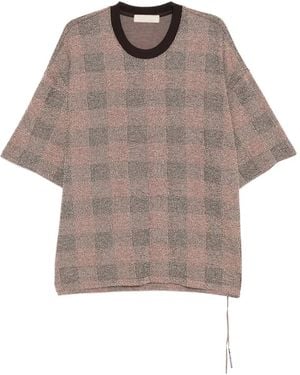 MASTERMIND WORLD Logo-Embroidered T-Shirt - Brown