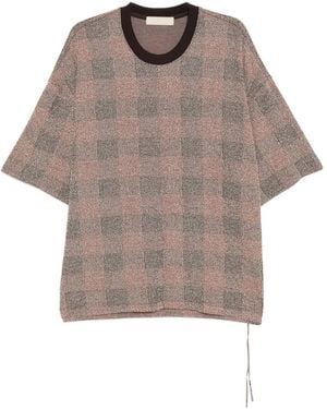 MASTERMIND WORLD Logo-Embroidered T-Shirt - Brown