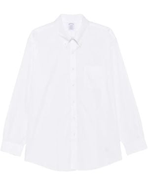 Brooks Brothers Button-Down Collar Shirt - White
