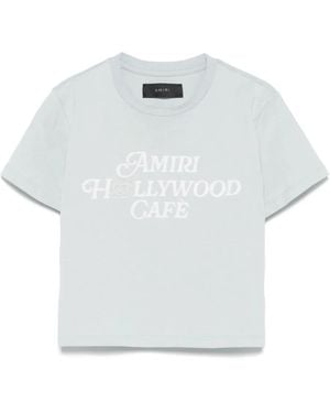 Amiri Hollywood Café T-Shirt - Weiß