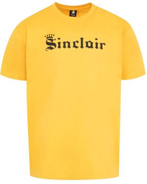 Sinclair Old English Crown T-Shirt - Yellow