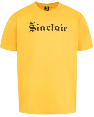 Sinclair T-Shirt Old English Crown - Giallo