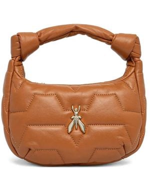 Patrizia Pepe Fly キルティング ハンドバッグ - ブラウン
