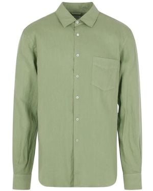 Aspesi Chemise À Poches Poitrine - Green